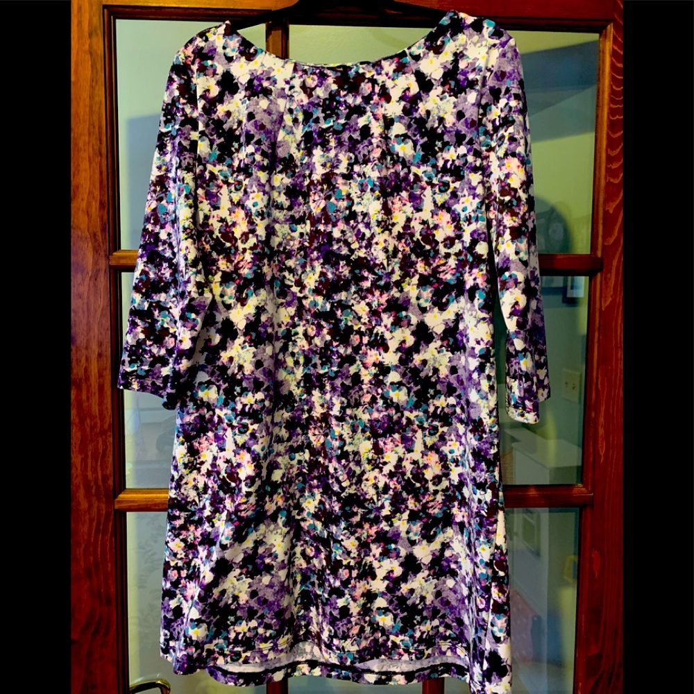 Fun vibrant multi colored dress